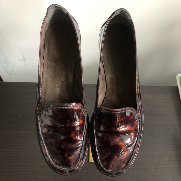 Stuart Weitzman Tortoise She’ll Loafers Sz 7 - Picture 5 of 10